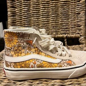 floral hightop vans